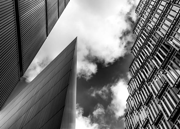 istock Skyscrapers of London in grayscale 492009008
