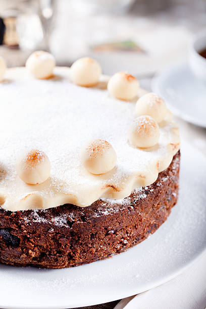 istock Traditional English Easter cake with marzipan 492009148