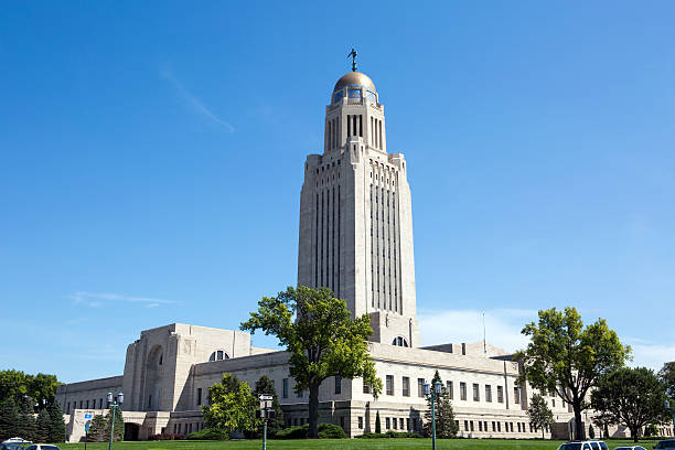 Nebraska State Capitol stock photo