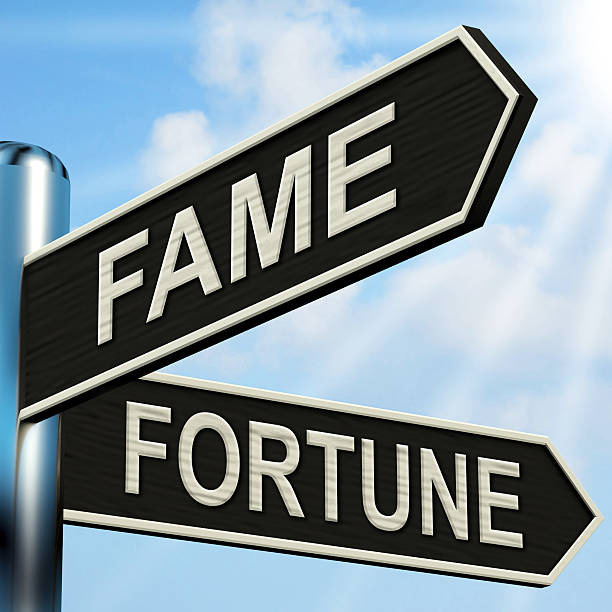 istock Fame Fortune Signpost Means Famous Or Prosperous 492021339