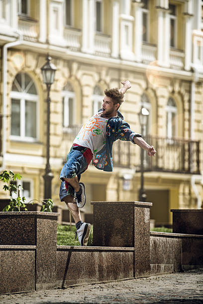 istock Street dancer in sunny day 492021455