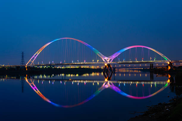 istock Beautiful bridge in Taipei 492023713