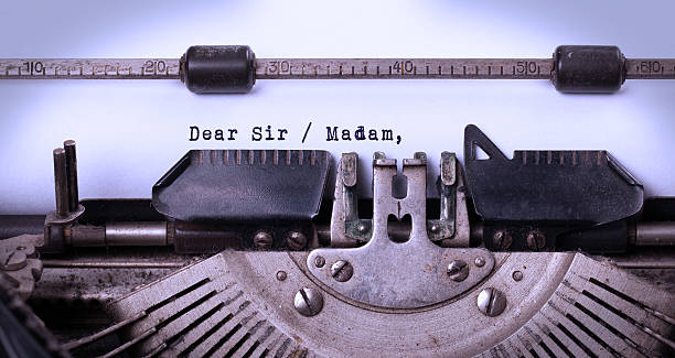 istock Vintage inscription made by old typewriter 492023739