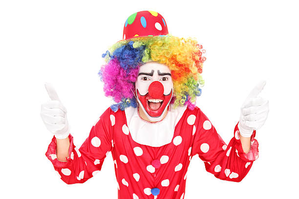 istock Excited clown giving thumbs up 492024349