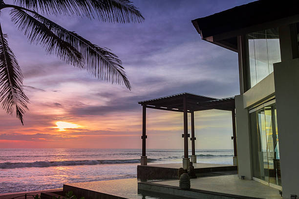 Landscape of the Bali island, Indonesia. Bali is an Indonesian island and known as a tourist destination. In Bali, rice harvest seasons come three times in a year.