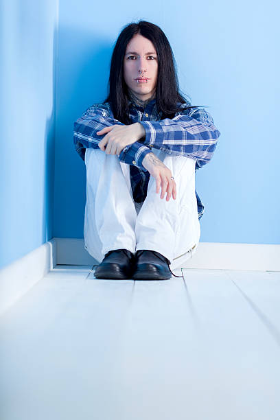istock Man With Long Black Hair 492026289