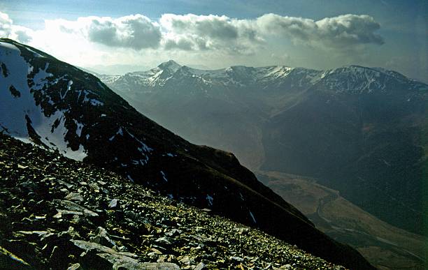 istock Glen Nevis and Mamore Hills from Ben Nevis 492028365
