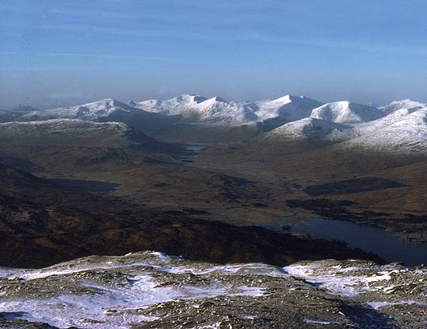 istock Peaks of the Blackmount from Ben Dorain 492028375