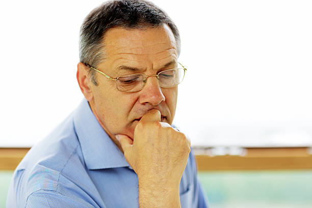 istock Senior man in glasses 492028891