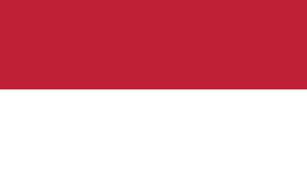 Indonesia flag vector art illustration