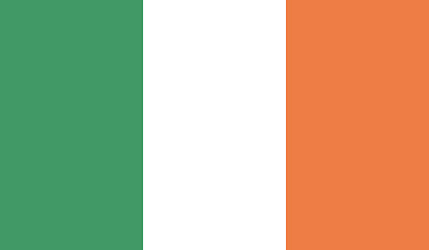 Ireland flag vector art illustration