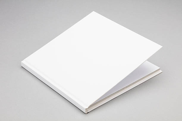 istock Blank book white cover 8,5 x 8,5 in 492033860