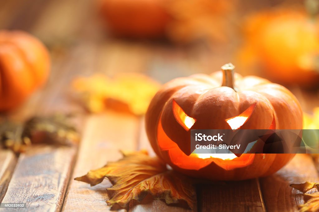 Halloween jack o' lantern background Jack O' Lantern Stock Photo