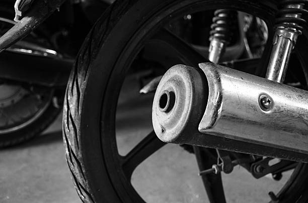 istock old motorcycle exhaust pipe dirty 492037704