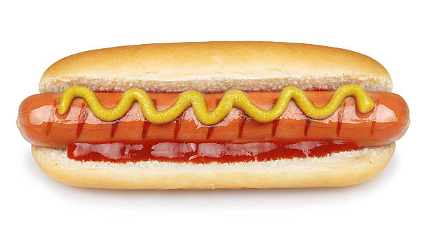 istock Hot dog grill with mustard 492038886