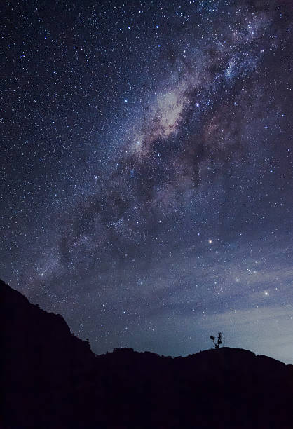 istock The milky way above mountain. 492039616