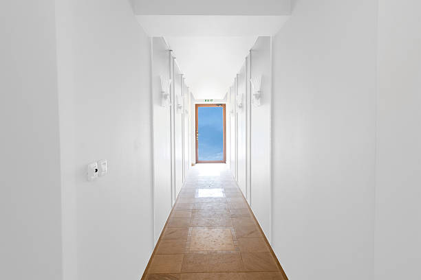 istock Unfinished building interior, white room (includes clipping path) 492041910
