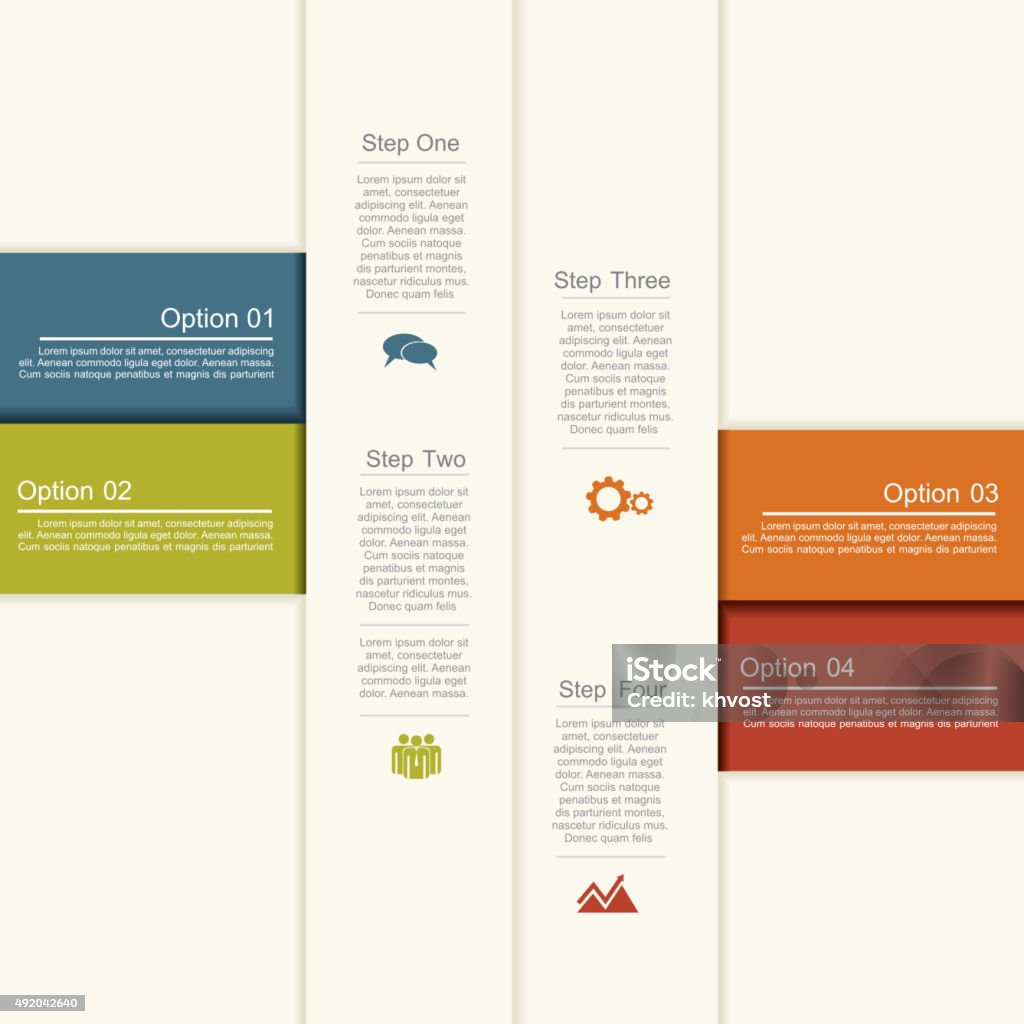 Infographic Report Layout Infographic Report Template Layout Vector Illustration Stock ...