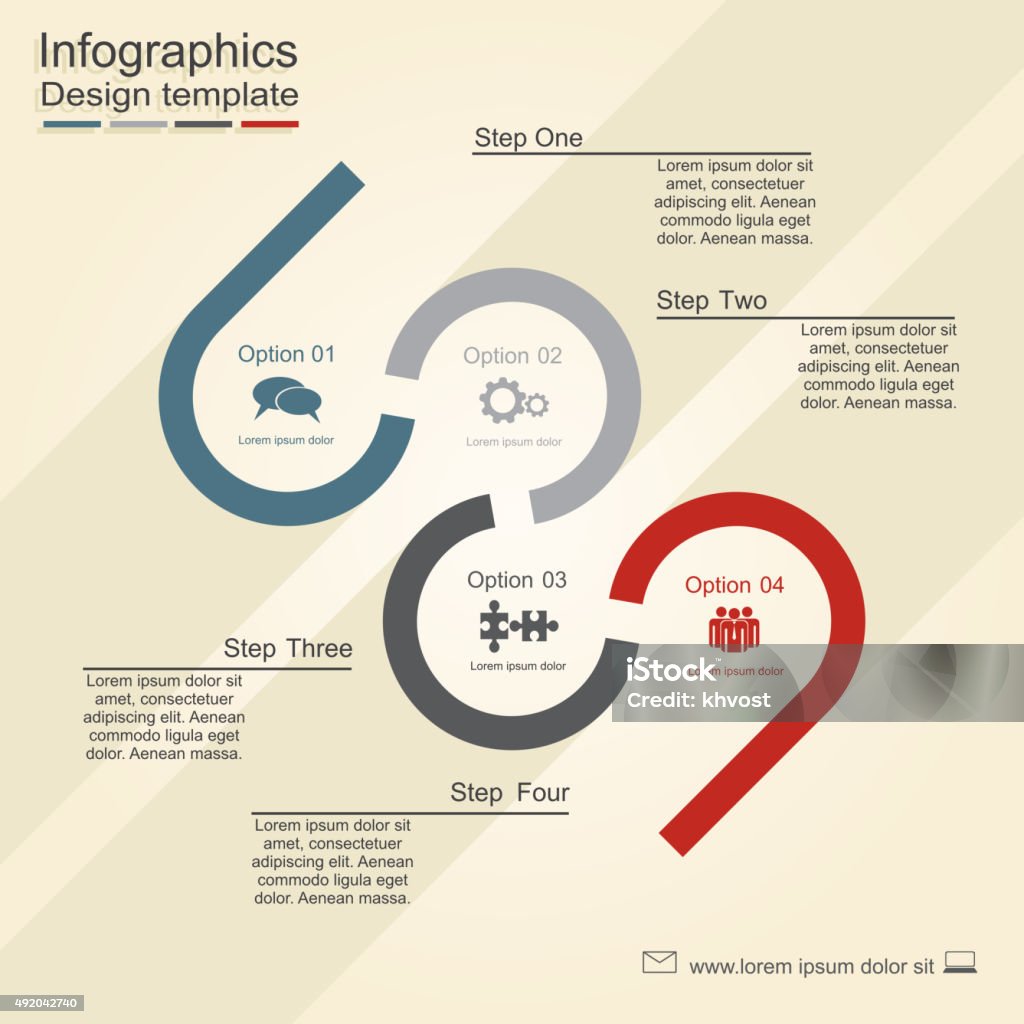 Infographic Report Layout Infographic Report Template Layout Vector Illustration Stock ...