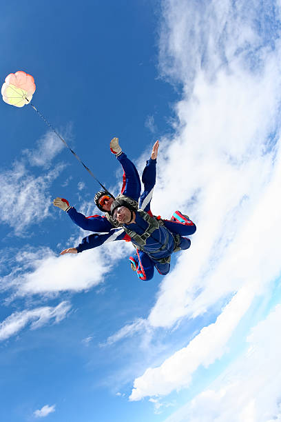 istock Skydiving photo. Tandem. 492043020
