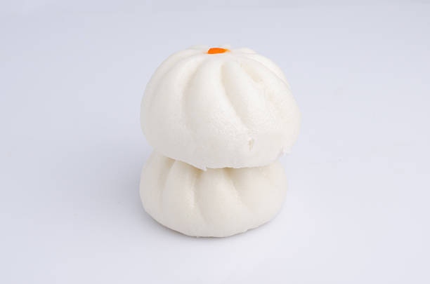 istock Salapao steamed Chinese bun isolated on white background. 492046164