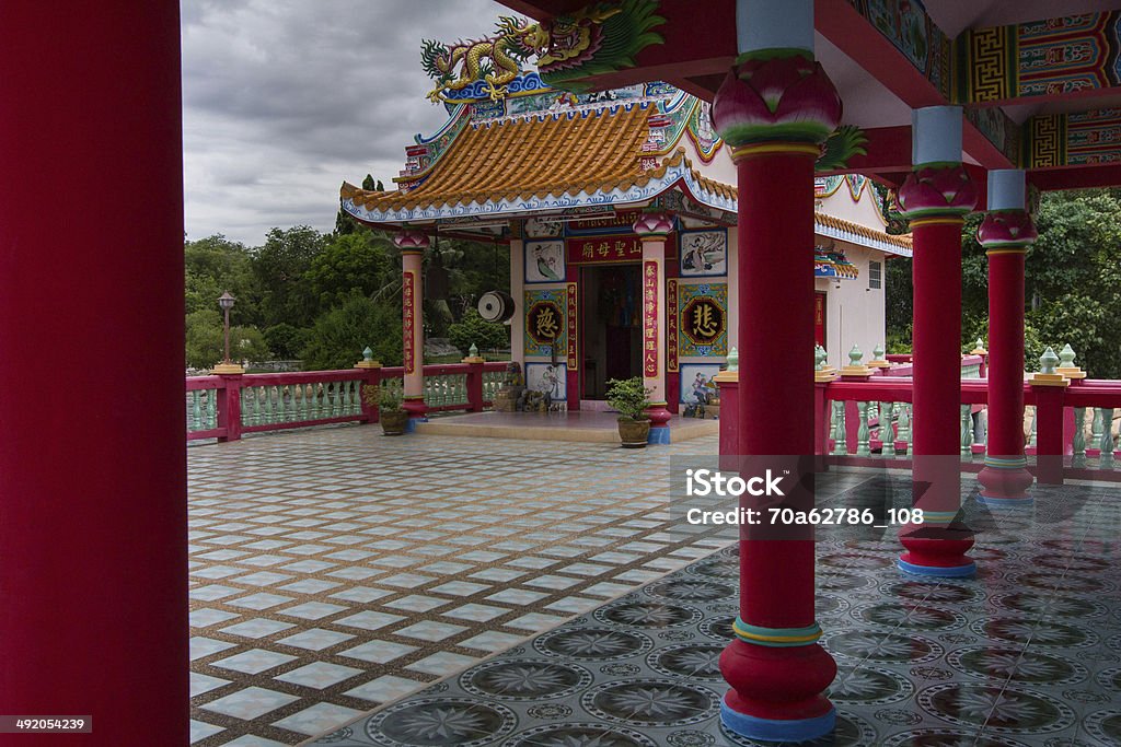 Inner Shrine Inside the Shrine of the sacredness of people visit this place. Balcony Stock Photo