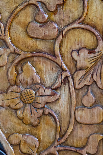 istock Tibet ancient wood carving 492056253