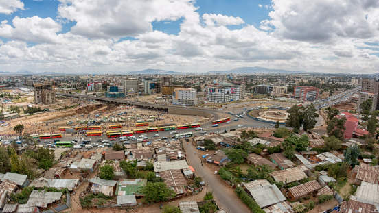 Aerial view of Addis Ababa