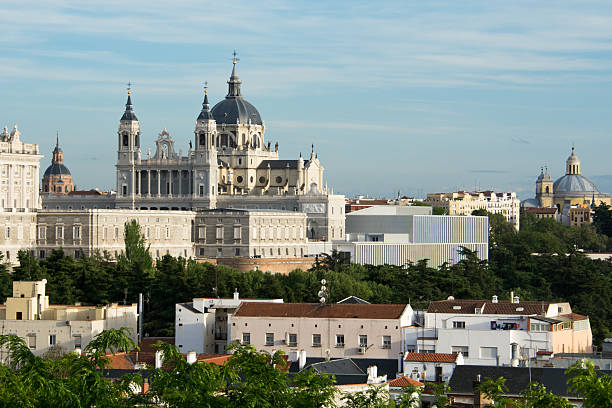 istock Almudena Cathedral and Royal Palace, Madrid (Spain) 492057769