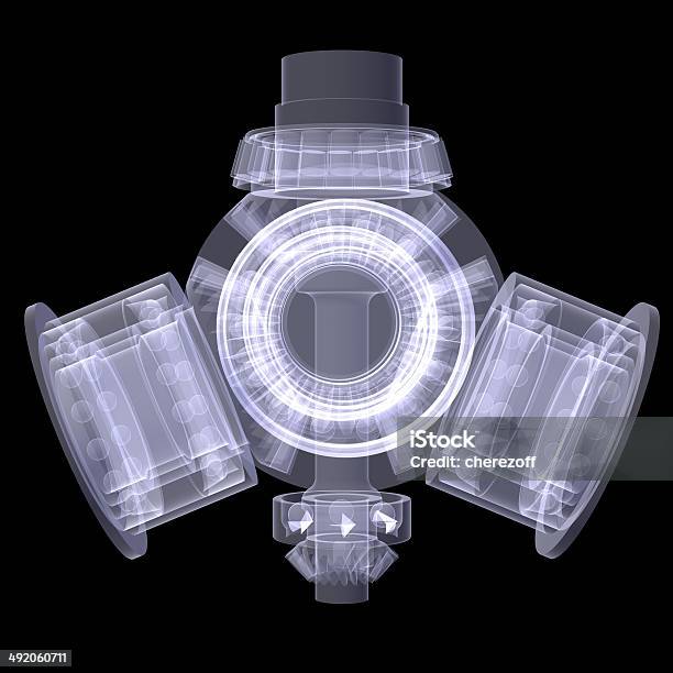 Ingranaggi Xray Il Rendering - Fotografie stock e altre immagini di Cuscinetto a sfere - Cuscinetto a sfere, Dati, Illustrazione