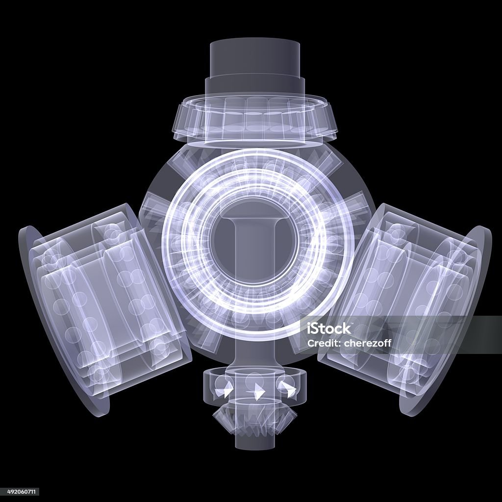 ギアます。 X 線レンダー - 3Dのロイヤリティフリーストックフォト