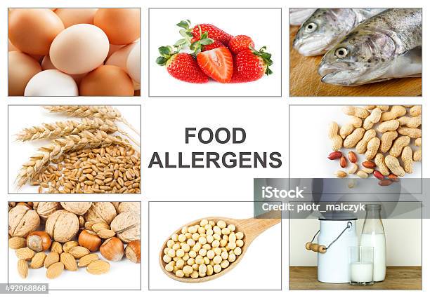 Allergiefoodkonzept Stockfoto und mehr Bilder von Pollen - Pollen, Speisen, Allergie