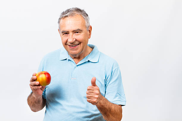 istock Thumbs up for healthy snack 492072616
