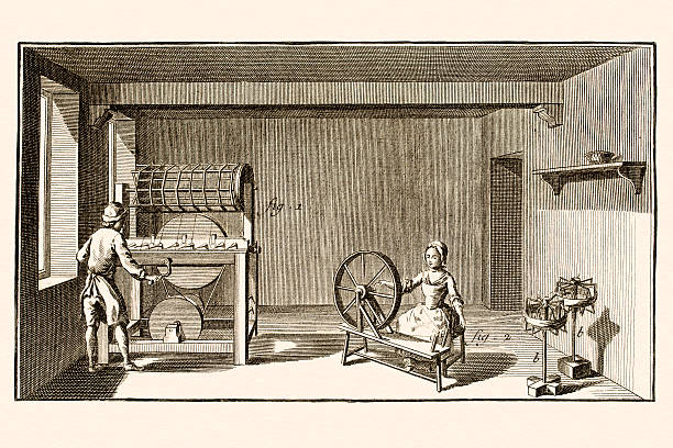 Digital restoration of an original engraving from The Encyclopedia by Denis Diderot published in 1771.