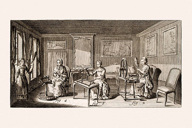 Digital restoration of an original engraving from The Encyclopedia by Denis Diderot published in 1771.