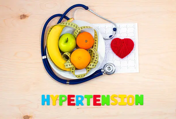 Healthy diet. Fresh fruit plate. Preventing hypertension