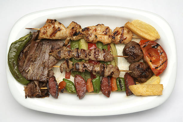 istock mix kebab with tomato, potetos and green papper 492083844