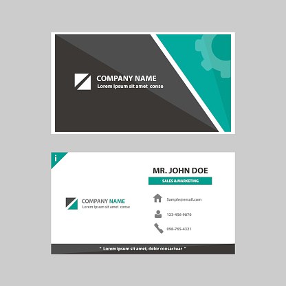 Multipurpose business profile card template flat design for company advertising introduce marketing recruitment