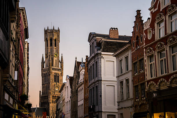 istock Street in Bruges 492094262