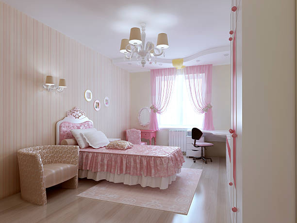 istock Young princess bedroom 492095894