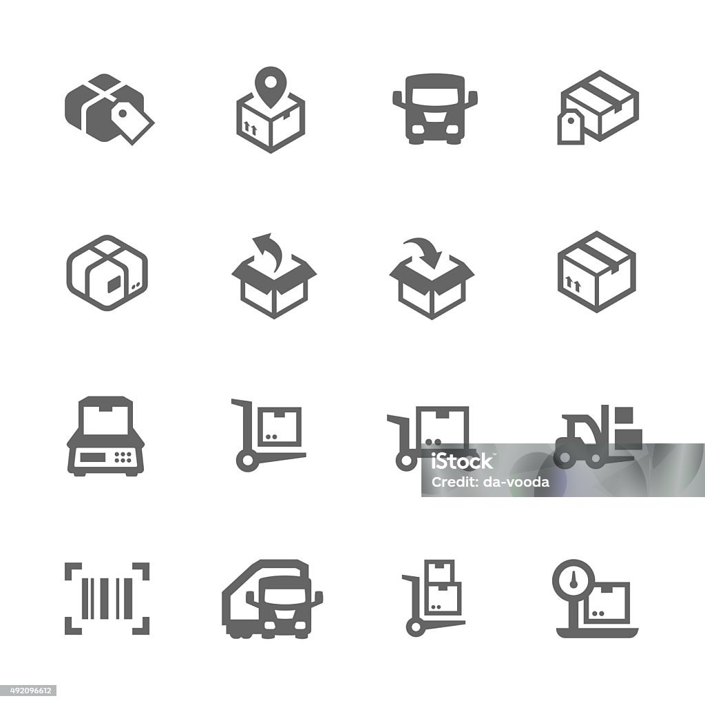 Iconos de carga - arte vectorial de Ícono libre de derechos