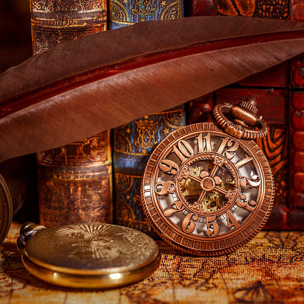 istock Vintage pocket watch 492098350
