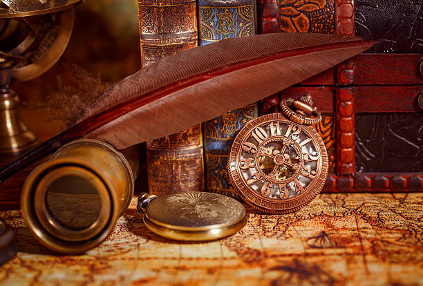 istock Vintage pocket watch 492098452