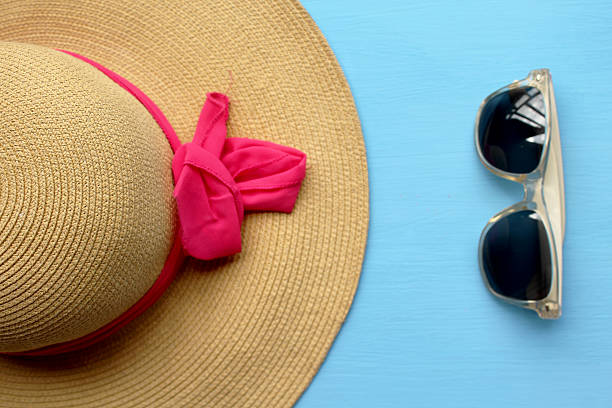istock Hat and sunglasses - summertime fashion 492099278