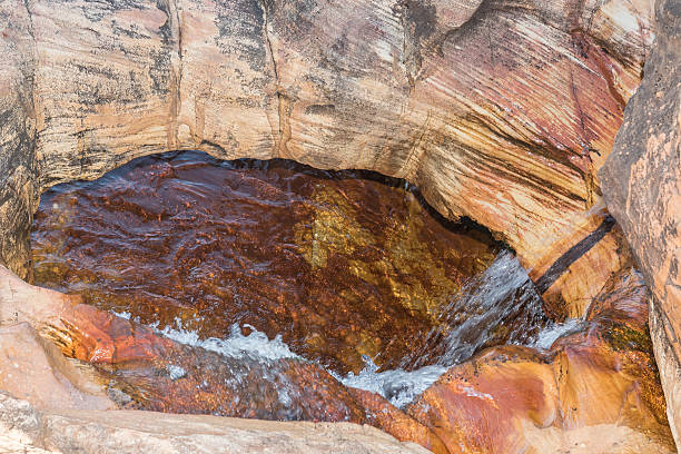 watefall através de um furo - gifberg - fotografias e filmes do acervo