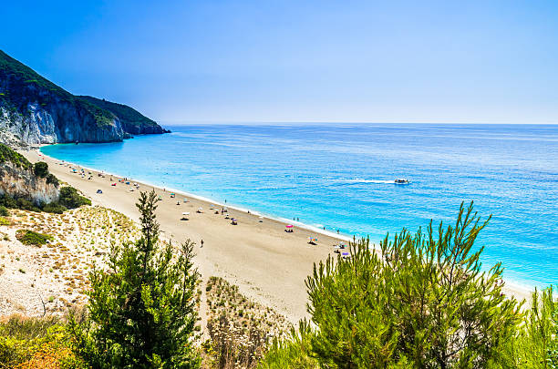 istock Milos beach on Lefkada island, Greece. 492101946