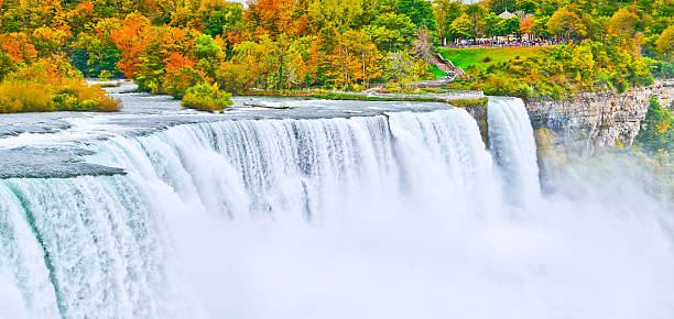 istock Panorama of Niagara Falls in autumn 492103356