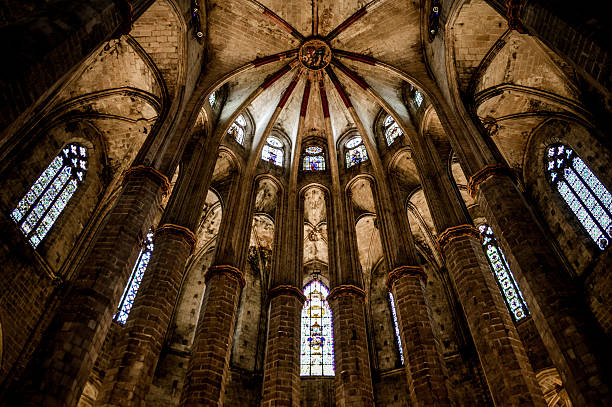istock Cathedral Interior - Santa Maria Del Mar 492103566