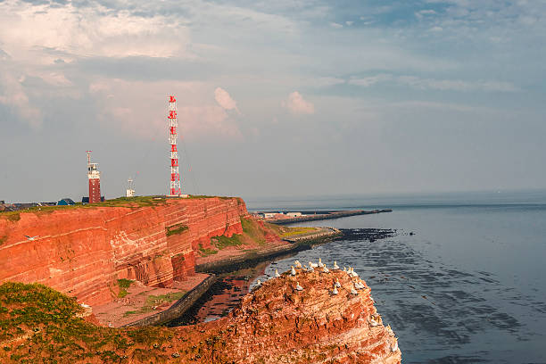 Helgoland - island in North sea, natural resort