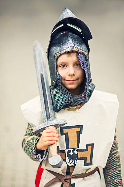 istock Portrait of a little knight 492103924
